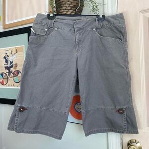 Gray Casual Shorts